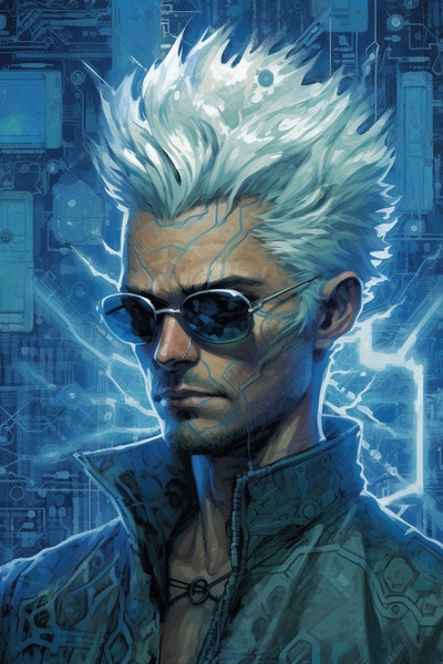 Spike, the Techno-Wizard.