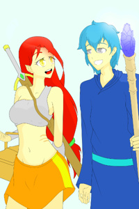 The Adventures of Ms. Sword Woman and Mr. Sorcerer